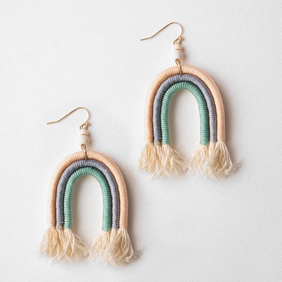Plunder Jewelry - Rainbow Dangle Earrings Plunder